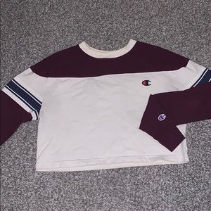 Champion long sleeve with champion logo on back